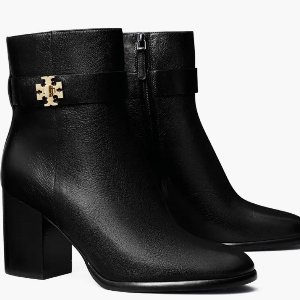 Tory Burch T Lock Heeled Ankle Booties